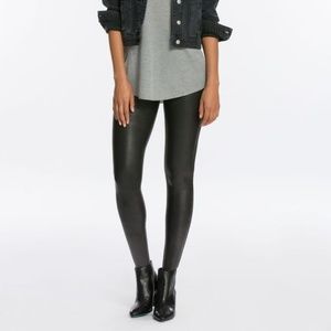 SPANX FAUX LEATHER LEGGINGS